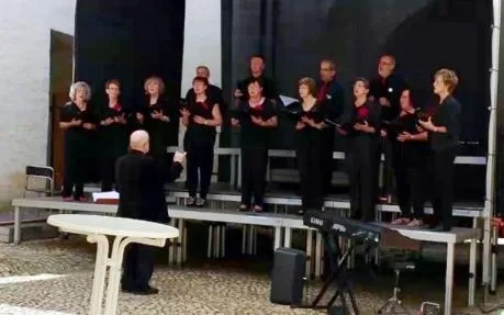 Chor beim Auftritt
